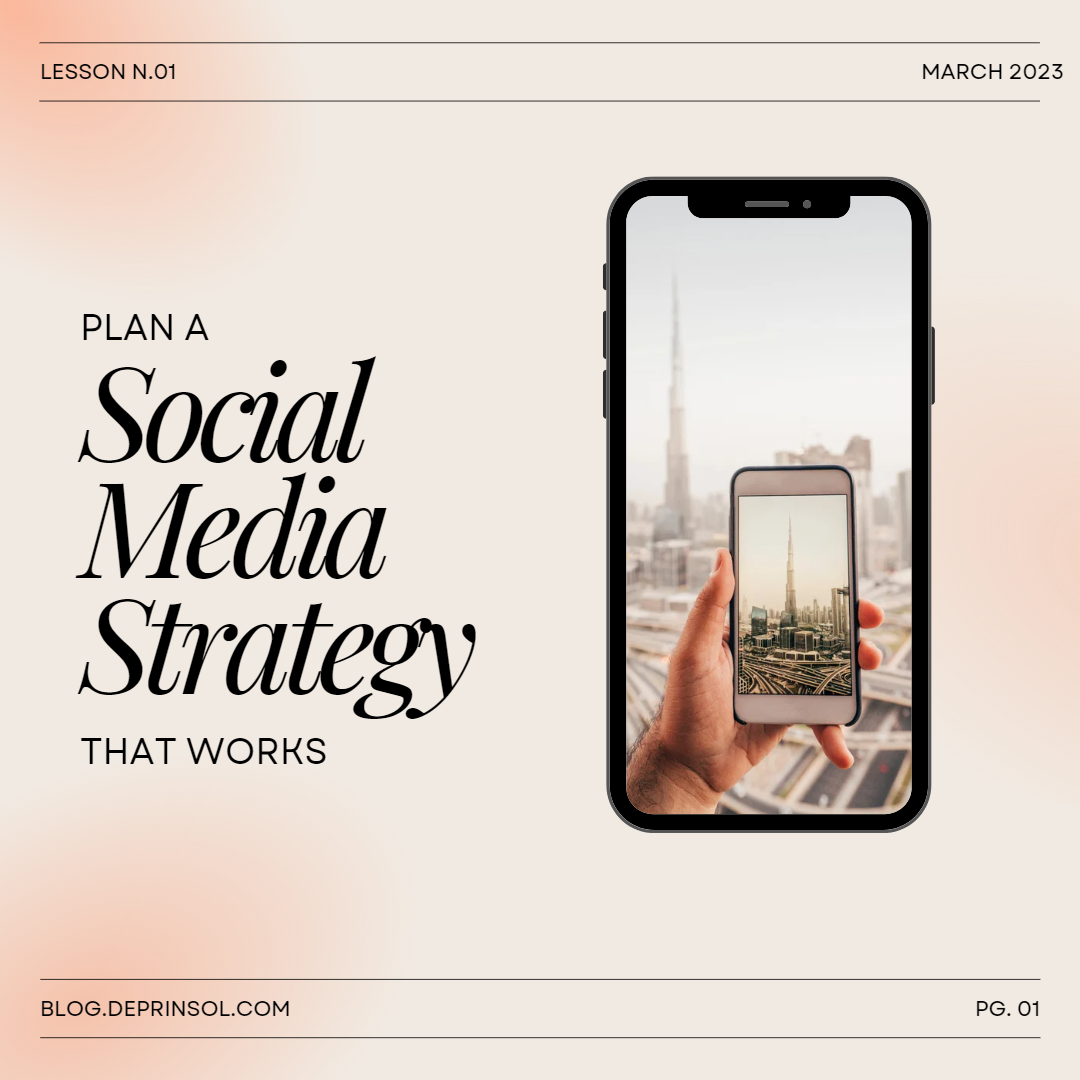 Image gives viewers an idea about social media strategy